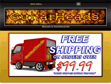 Tablet Screenshot of guitarheads.net